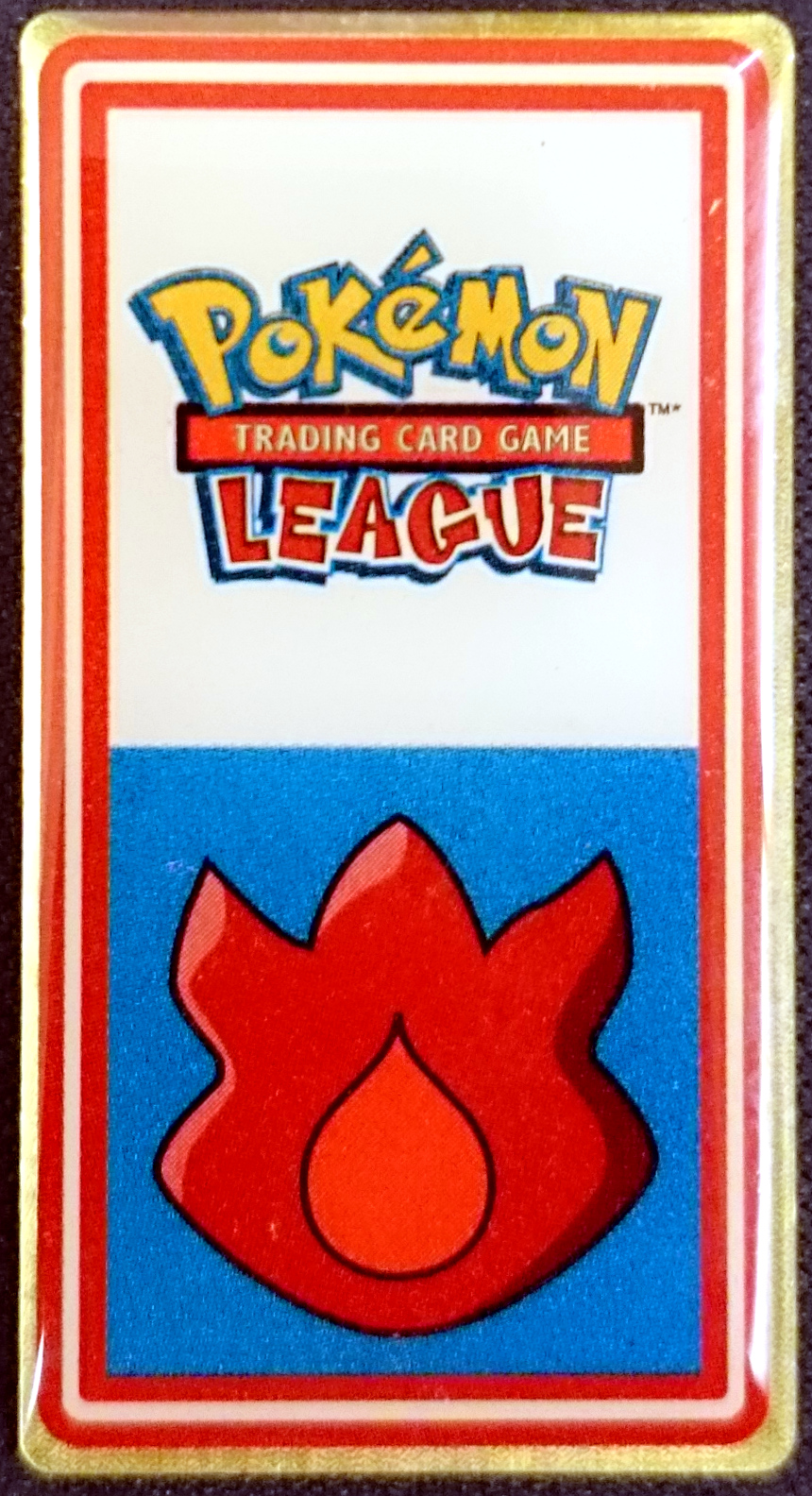 TCG Indigo League Volcano Badge - Seafoam Islands